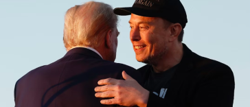 Donald Trump and Elon Musk in Butler, PA